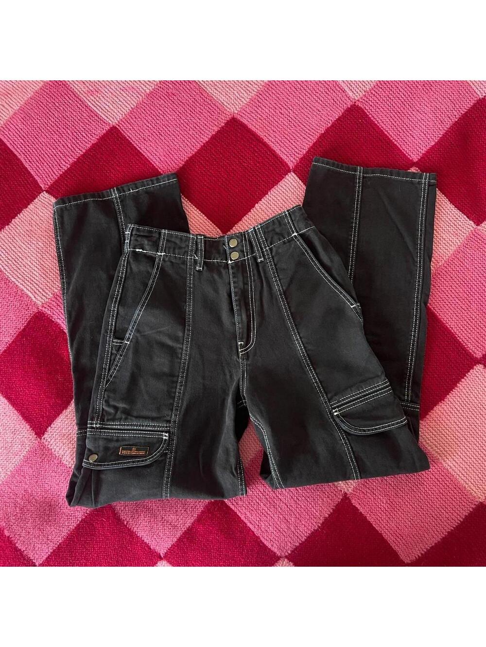 black contrast skater carpenter jeans